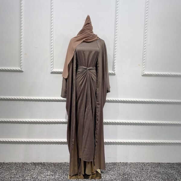 Ensemble Femme Musulmane Kaftan Abaya Dubai Turkey Islam - Image 6