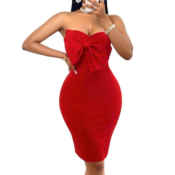Slim-fit High Waist Plus Size Dress Sheath Women - Image 5