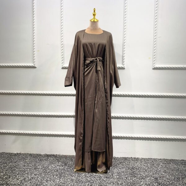 Ensemble Femme Musulmane Kaftan Abaya Dubai Turkey Islam - Image 3